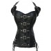 Faux Leather Steampunk Corset