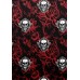 Small Winged Skull Red Sample