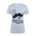 Womens Moustache You Blue