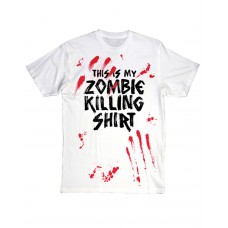 Mens This Is My Zombie Killing White