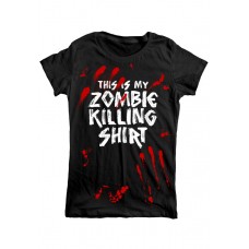 Womens This Is My Zombie Killing Black