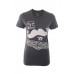 Womens Moustache You Charcoal
