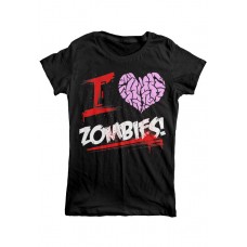 Womens I Heart Zombies