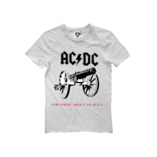 Mens Acdc Cannons White