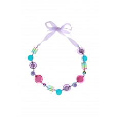 Purple Stripy Necklace