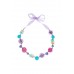 Purple Stripy Necklace