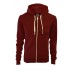Burgundy Skinny Zip