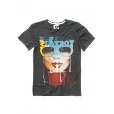 Mens Playboy Doll Face Charcoal 