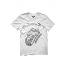 Mens The Rolling Stones Silver Diamante 