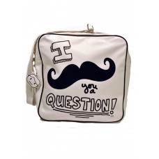 I Moustache You Messenger White