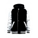 Hooded College Black/white
