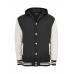 Light Hooded College Black