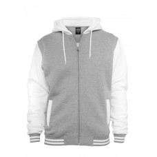 2-tone Zip Grey/white