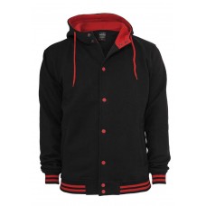 Hooded College Black/red