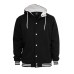 Hooded College Black/white