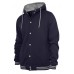 Hooded College Navy