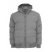 Hooded Bubble Blouson Dark Grey