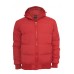 Hooded Bubble Blouson Red