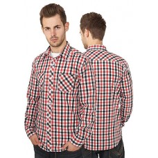 Tricolor Big Checked Black/white/red