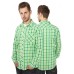 Tricolor Big Checked Charcoal/white/lime