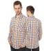 Tricolor Big Checked Royal/white/orange