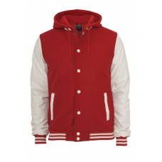 Hooded Oldschool College Red
