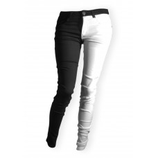Split Leg Black White