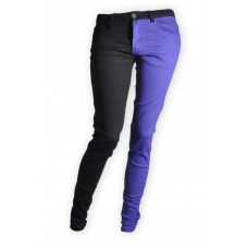 Split Leg Black Purple