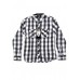 Black And White Checked Flannel