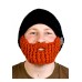 Original Beard Hats - Black With Ginger Beard