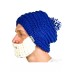 Original Beard Hats - Blue With White Beard
