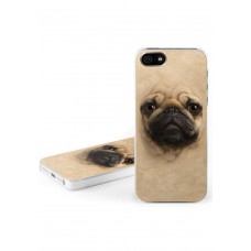 Big Face Pug Iphone Case (iphone 5)