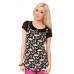 Bats Peter Pan Collar Top