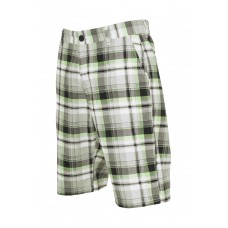 Big Checked Black/white/lime Green