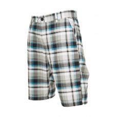 Big Checked Black/white/turquoise