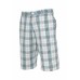 Checked White/turquoise/black