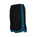 Stripes Mesh Black/turquoise