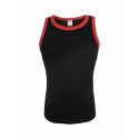 Contrast Tanktop Black/red
