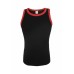 Contrast Tanktop Black/red