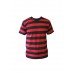 Contrast Red / Black Stripe