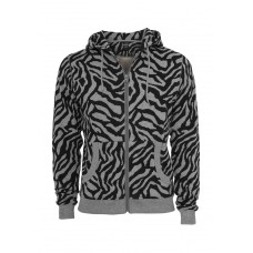 Zebra Zip Grey