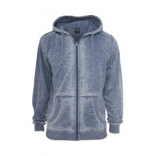 Burnout Zip Denim Blue