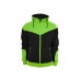 Arrow Sweat Zip Black/lime Green