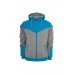 Arrow Sweat Zip Grey/turquoise