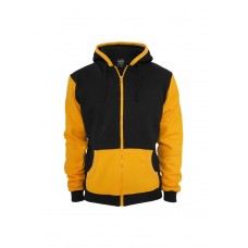 Contrast Zip Black/orange