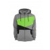 Zig Zag Zip Grey/black/lime