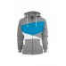 Zig Zag Zip Grey/white/turquoise
