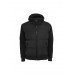 Sweat Nylon Bubble Zip Black