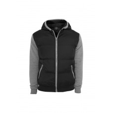 Sweat Nylon Bubble Zip Black/grey