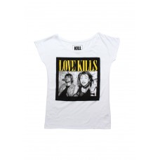 Girls Love Kills Scoop Neck Longstyle